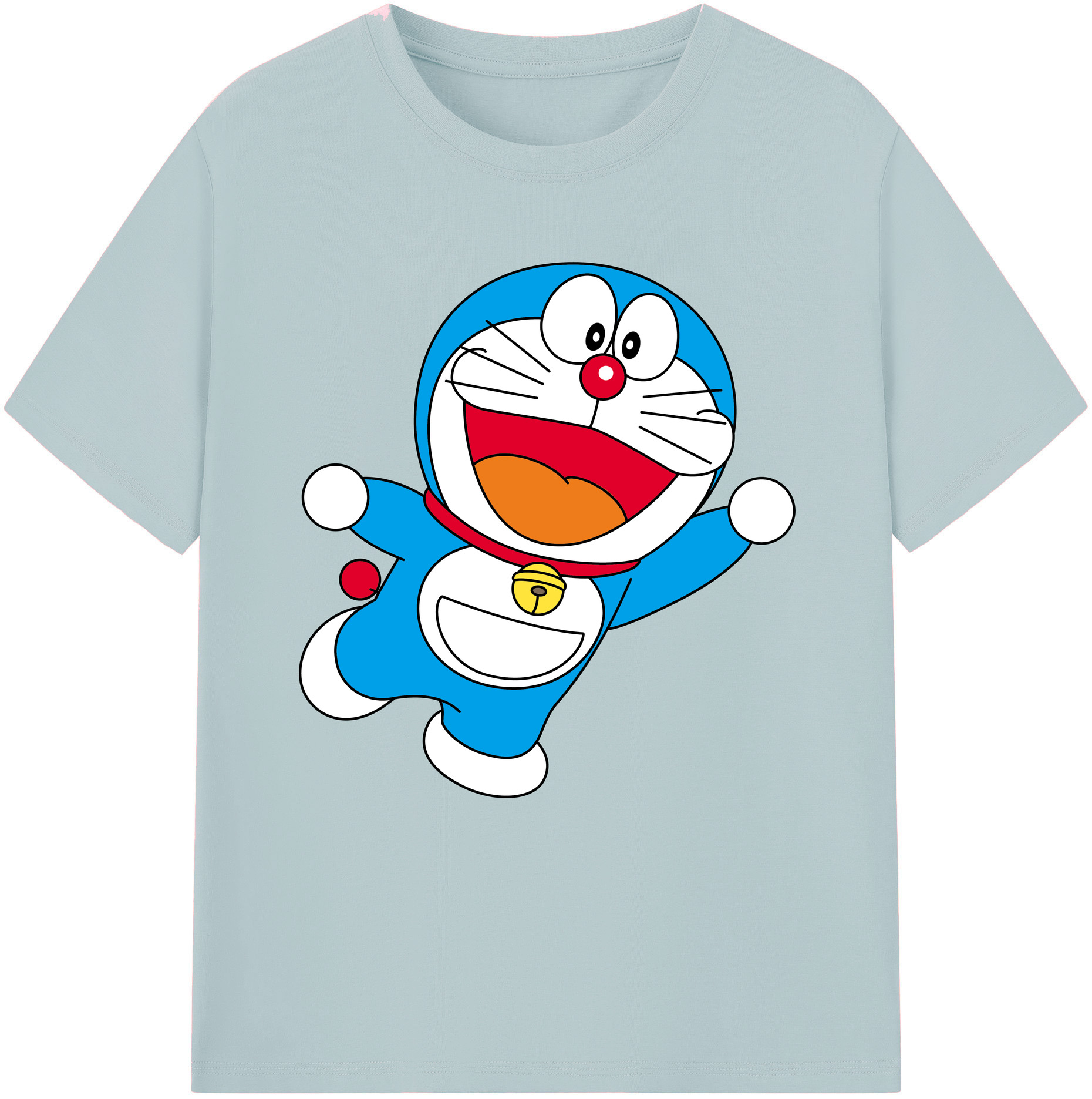 （画像用） ドラえもん Doraemon 綿100％半袖Tシャツ（フロントプリント）